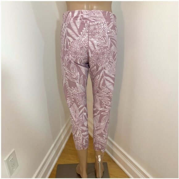 New Calvin Klein Cropped Leggings Palm Print Size XL - Picture 2 of 10